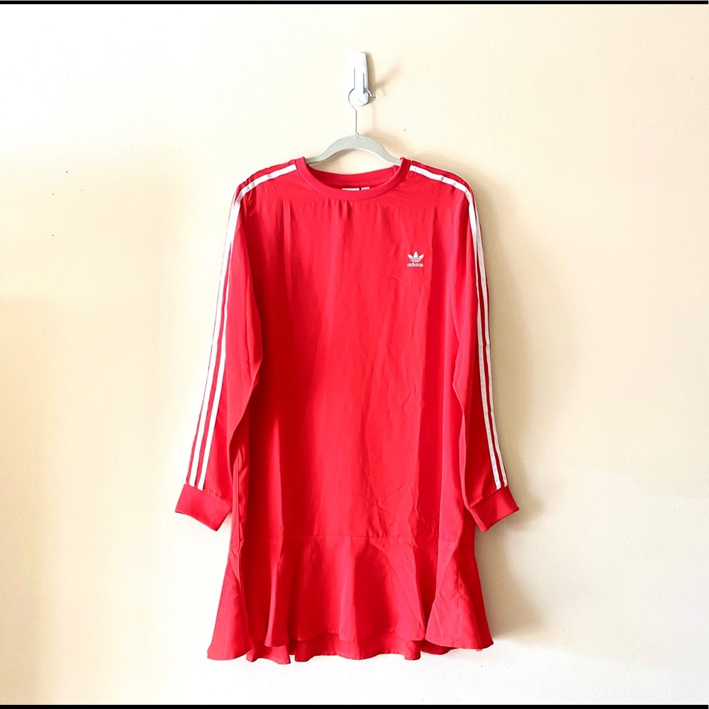 Adidas Originals Red Sport Dress Size L